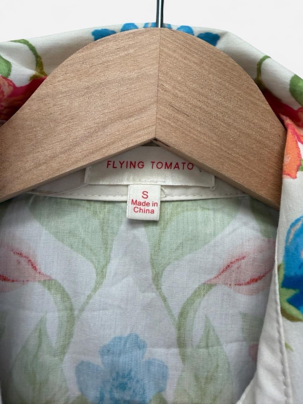 NWOT FLYING TOMATO Floral Tiered Midi Dress - Picture 4 of 8